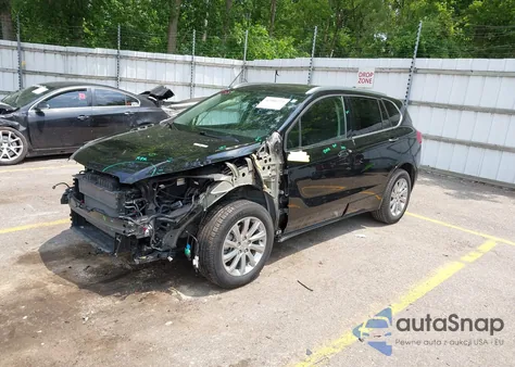 2020 Buick Envision Awd Essence из США, поврежденный, VIN LRBFX2SA2LD067928